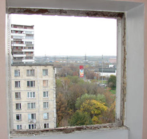 Демонтаж окна